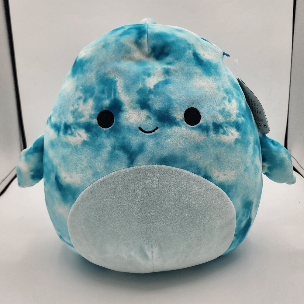 NWT Squishmallows Danika Tie Dye Dolphin 12" Plush